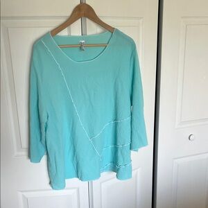 Lulu-B Turquoise Long Sleeve Top